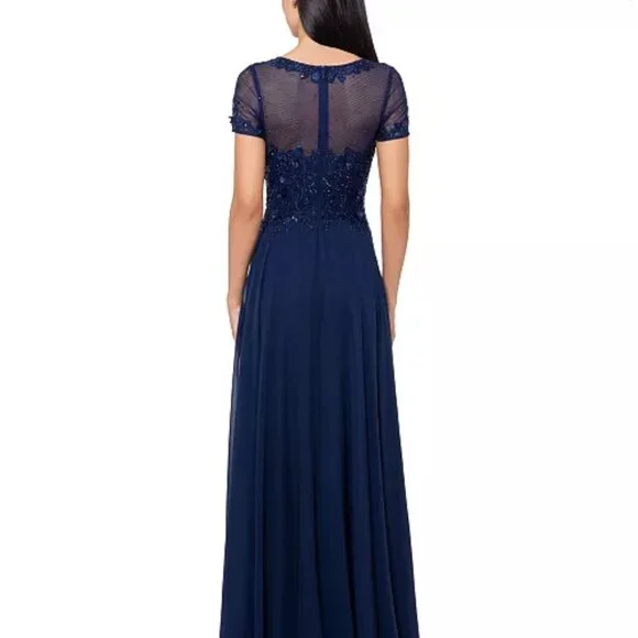 Xscape Petit Embellished Gown - Never Worn - Picture 3 of 4